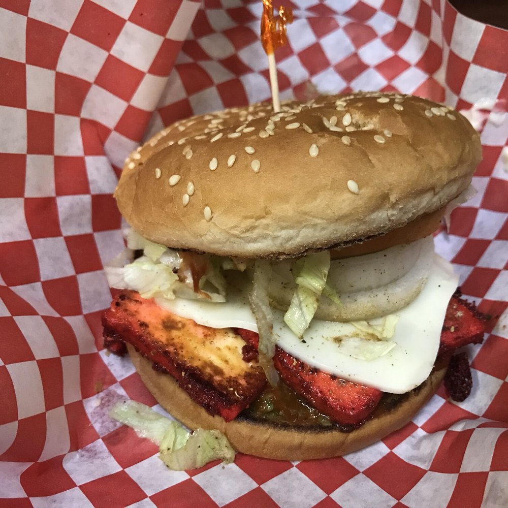 Burger and Kabob Hut - Paneer burger - Burgers Near Me - Seattle, Washington Burger and Kabob Hut - Paneer burger - Burgers Near Me - Seattle, Washington
