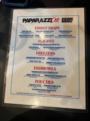 Menu photo 1 Paparazzi Clt Charlotte, NC Menu photo 1 Paparazzi Clt Charlotte, NC