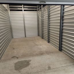 After things were moved to another storage and the home.