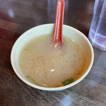Momo Sushi - Miso soup! - Japanese Near Me - Minneapolis, Minnesota