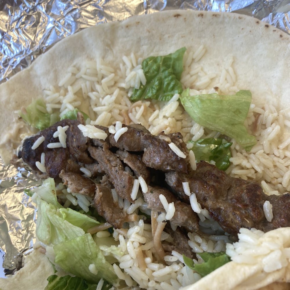 Siunik Armenian Grill - Lula wrap - beef, Armenian rice pilaf, salad, hummus - Middle Eastern Near Me - Glenview, Illinois Siunik Armenian Grill - Lula wrap - beef, Armenian rice pilaf, salad, hummus - Middle Eastern Near Me - Glenview, Illinois