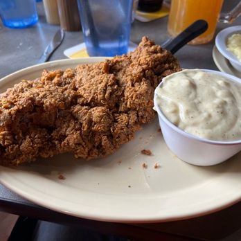 Silver Buffalo Saloon - Chicken fried steak. - New American Near Me - Buffalo Gap, Texas