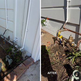 Premier Flow Plumbing - Installed a new main shutoff valve, pressure regulator, and pressure relief valve. Set home water pressure to a safe 65 PSI. - Plumbing Near Me - Pasadena, California Premier Flow Plumbing - Installed a new main shutoff valve, pressure regulator, and pressure relief valve. Set home water pressure to a safe 65 PSI. - Plumbing Near Me - Pasadena, California