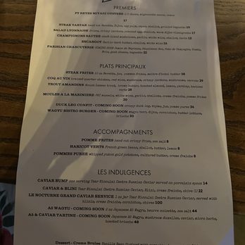 Le Nocturne - Food menu - DJs Near Me - Livermore, California