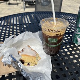 Blueberry Lemon Scone & CoffeeCola