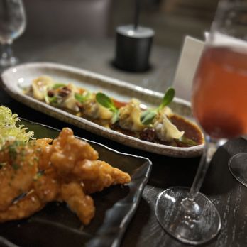 BondST - Spicy Crispy Shrimp and Short Ribs Foie Gras Gyoza - Japanese Near Me - New York, New York BondST - Spicy Crispy Shrimp and Short Ribs Foie Gras Gyoza - Japanese Near Me - New York, New York