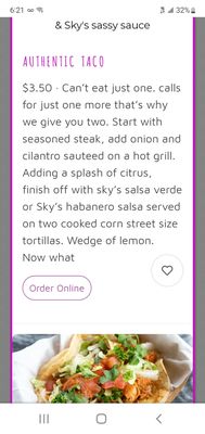 Sky's Gourmet Tacos by null