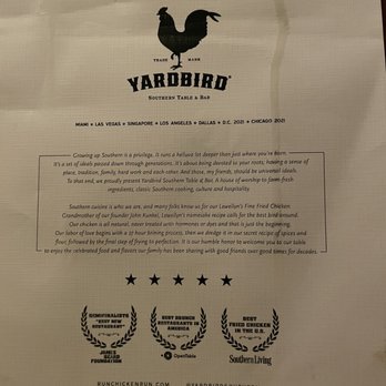 Yardbird - Southern Near Me - Las Vegas, Nevada Yardbird - Southern Near Me - Las Vegas, Nevada