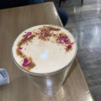 Scratchboard Kitchen - Rose Cardamom milk - Breakfast & Brunch Near Me - Arlington Heights, Illinois Scratchboard Kitchen - Rose Cardamom milk - Breakfast & Brunch Near Me - Arlington Heights, Illinois