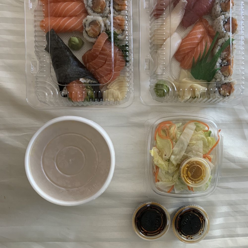 Ginza Sushi Express - (Top left) SALMON LOVER $18 (Top right) GE1 $13.95 - Sushi Bars Near Me - Richmond Hill, Ontario Ginza Sushi Express - (Top left) SALMON LOVER $18 (Top right) GE1 $13.95 - Sushi Bars Near Me - Richmond Hill, Ontario