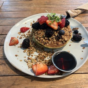Blueys Kitchen - Sweet Squash Pancakes - Cafes Near Me - Santa Monica, California