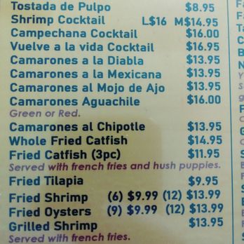 Rico’s Seafood and Tex-Mex - Menu - Seafood Near Me - Irving, Texas Rico’s Seafood and Tex-Mex - Menu - Seafood Near Me - Irving, Texas