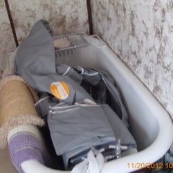Mold Abatement Contractors - where this company stored the tyvek PPE.