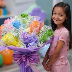 Flower In Love - Her favorite flower arrangement "Hong Kong Rainbow Arrangement"