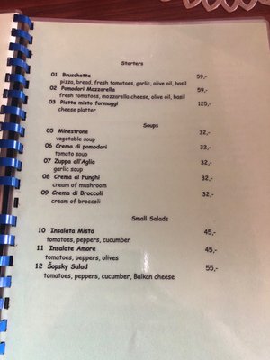 Menu photo 5 Savoy Poděbrady, ST