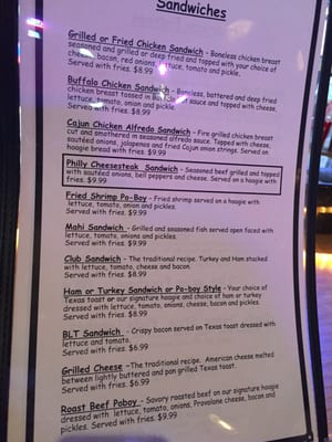 Menu photo 1 Sidelines Sports Cafe Hattiesburg, MS Menu photo 1 Sidelines Sports Cafe Hattiesburg, MS