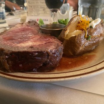 Sharp Park Restaurant - Look how thick my rare prime rib was! - American Near Me - Pacifica, California