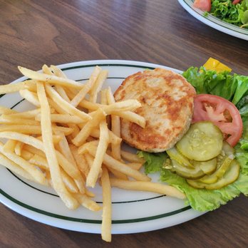 Colonial Oaks Golf Club - Turkey Burger "no bun" as requested and fries. - Golf Near Me - Fort Wayne, Indiana