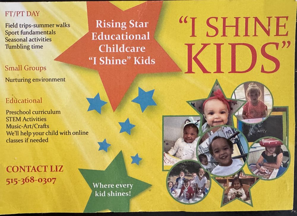 Rising Stars Educational Childcare - childcare center in Waterloo, IA