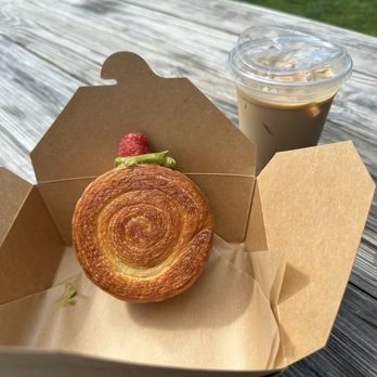 The Boro - Raspberry matcha croissant and an iced latte - Pizza Near Me - Ann Arbor, Michigan The Boro - Raspberry matcha croissant and an iced latte - Pizza Near Me - Ann Arbor, Michigan