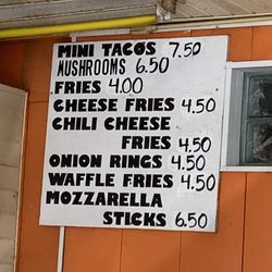 Vince's West Elm Drive-In - Menu 7/14/2023