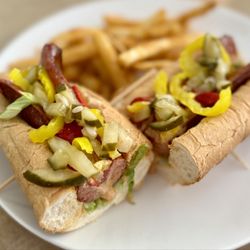 The Hen & Hog - Andouille Po' Boy