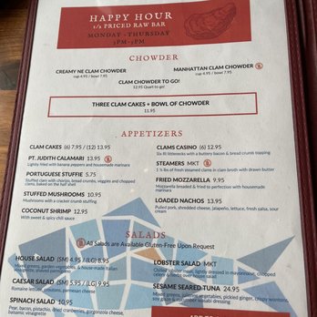 Crows Nest - Menu - Seafood Near Me - Warwick, Rhode Island Crows Nest - Menu - Seafood Near Me - Warwick, Rhode Island