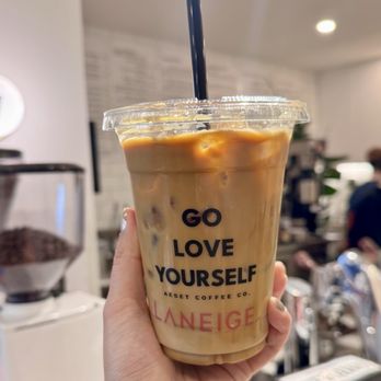 Aeset Coffee - Moonlit mint latte (Laneige menu) - Juice Bars & Smoothies Near Me - Toronto, Ontario