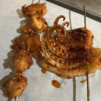 The Skewer Bar - Squid Tentacles Squid Tentacles - Chinese Near Me - San Jose, California