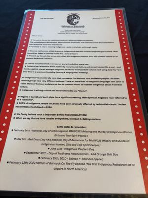 Menu photo 1 Salmon n' Bannock Vancouver, BC Menu photo 1 Salmon n' Bannock Vancouver, BC