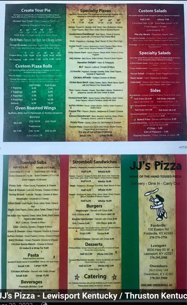 FARMHOUSE PIZZA Updated October 2024 100 Easton Rd, Fordsville