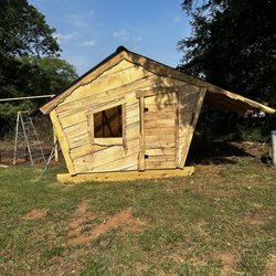 Athens YMCA - Shed in gardens