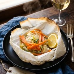 King William Wine - Papillote Fish Platter