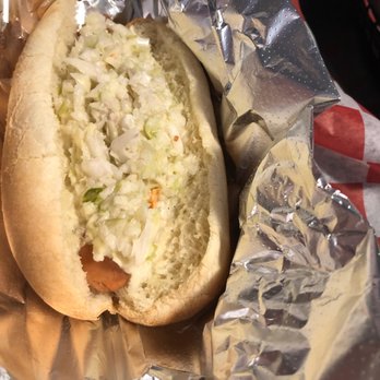 Cryin' Johnnies - Vegetarian slaw dog! So good. I don't know why they don't put them on the menu. - American Near Me - Mount Airy, Maryland Cryin' Johnnies - Vegetarian slaw dog! So good. I don't know why they don't put them on the menu. - American Near Me - Mount Airy, Maryland