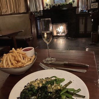 The Raymond 1886 - Broccolini, French fries with house made ketchup - New American Near Me - Pasadena, California The Raymond 1886 - Broccolini, French fries with house made ketchup - New American Near Me - Pasadena, California