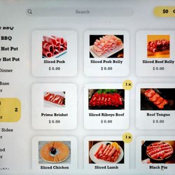 The sliced meat section had only 1 page.
