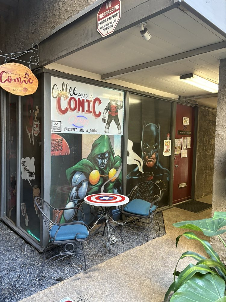 Coffee and a Comic Logo
