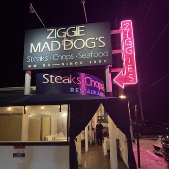 Ziggie & Mad Dog's - Signage - Seafood Near Me - Islamorada, Florida