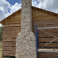 Aggieland Masonry - Stone Chimney