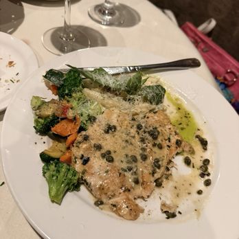 Mario's Portofino - Chicken marsala with Penny pasta and Alfredo sauce substituted from marinara sauce with fresh veggies - Italian Near Me - Reno, Nevada Mario's Portofino - Chicken marsala with Penny pasta and Alfredo sauce substituted from marinara sauce with fresh veggies - Italian Near Me - Reno, Nevada