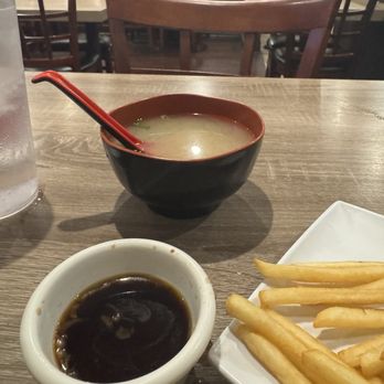 Hello Sushi Brea - S3. Miso Soup A17. French Fries - Japanese Near Me - Placentia, California