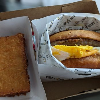 Egghead - The Chelsea sandwich, crispy hash brown - Breakfast & Brunch Near Me - Las Vegas, Nevada Egghead - The Chelsea sandwich, crispy hash brown - Breakfast & Brunch Near Me - Las Vegas, Nevada