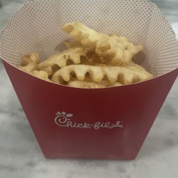 Chick-fil-A - A "Large Fry" with my meal. Sad to see a consistent decline in the quality of service at this location. - Fast Food Near Me - Wheaton, Illinois