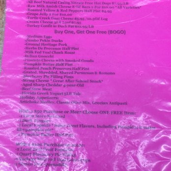 Lake Meadow Naturals - Weekly special. - Farmers Market Near Me - Ocoee, Florida