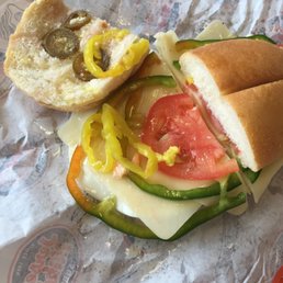 Sad veggie sandwich
