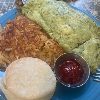 The Streamliner Diner - Pesto omelette - American Near Me - Bainbridge Island, Washington