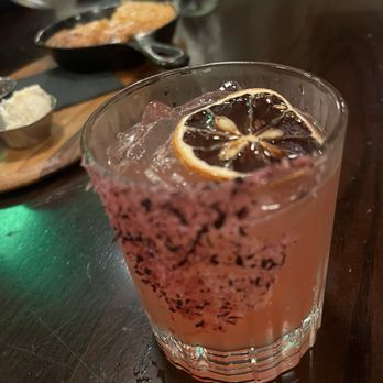 Gus's Barbecue - Hibiscus Margarita - Barbeque Near Me - South Pasadena, California