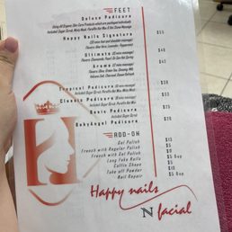 The price menu! The price menu!