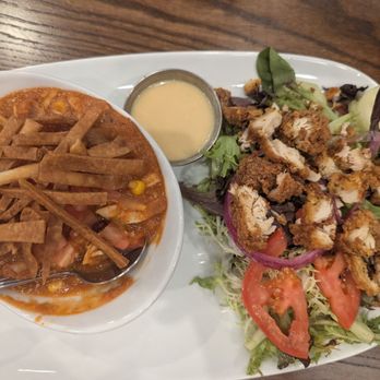 Another Broken Egg Cafe - Southern fried salad and chicken tortilla soup - American Near Me - Winston Salem, North Carolina