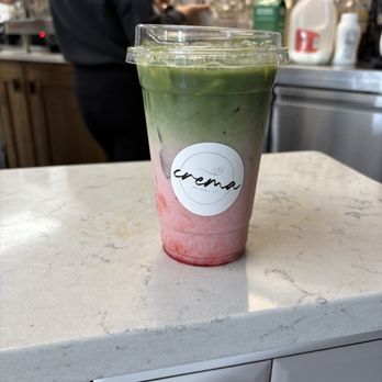 Crema - Strawberry matcha - Desserts Near Me - Dunedin, Florida Crema - Strawberry matcha - Desserts Near Me - Dunedin, Florida